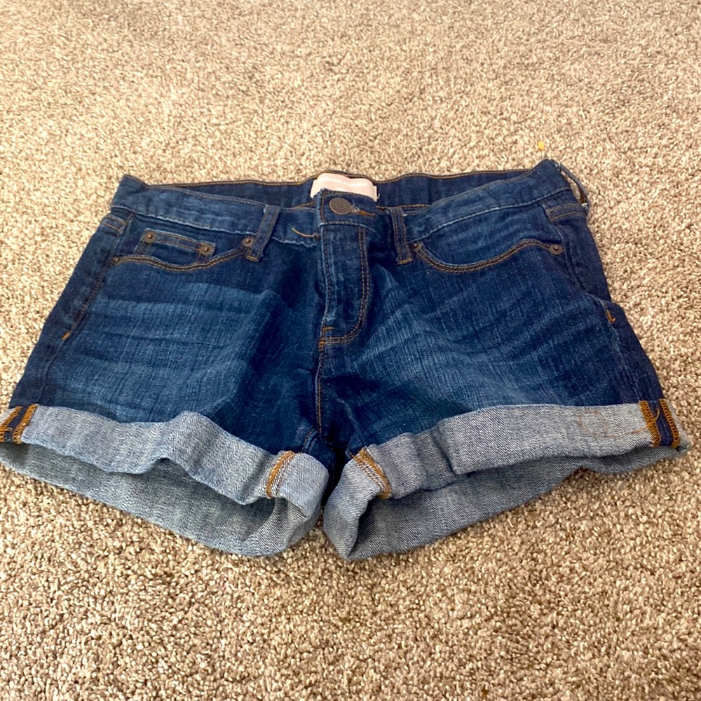 Banana Republic dark-wash Jean shorts